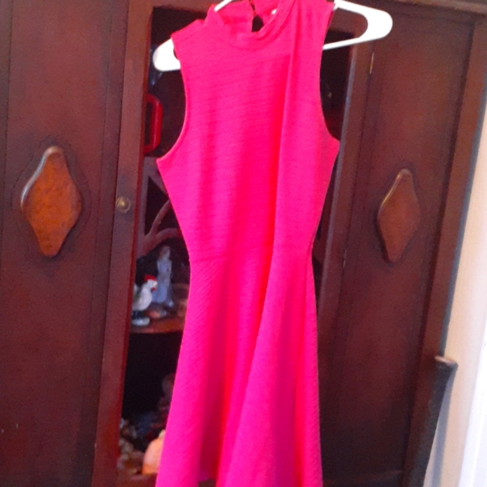 Decree hot pink dress, size m